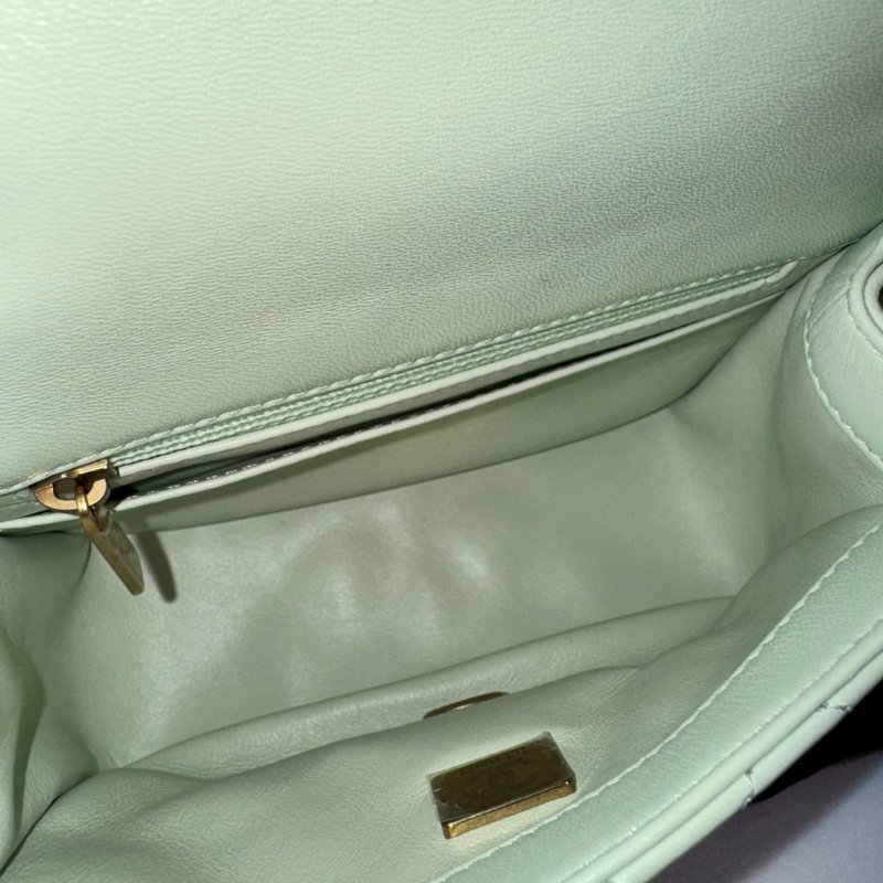 CHANEL 金球 方胖子/斜背包/側背包/肩背包/手提包 9成新-16