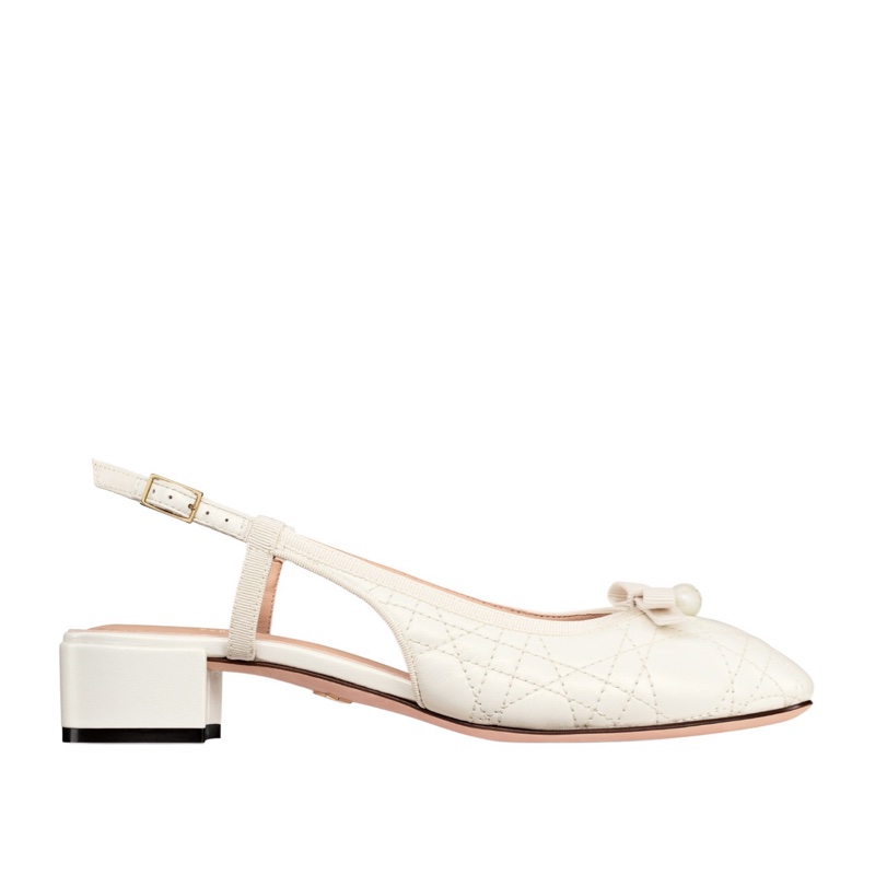 Dior 女士 Dior Ballet 露跟高跟涼鞋35 35.5 36 36.5 37 37.5 38 38.5 39 39.5 40 40.5 41 42碼跟高: 3cm-4