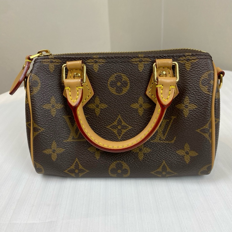 路易威登/Louis Vuitton Nano Speedy M81085    Monogram 塗層帆布 16 x 10 x 7.5-2