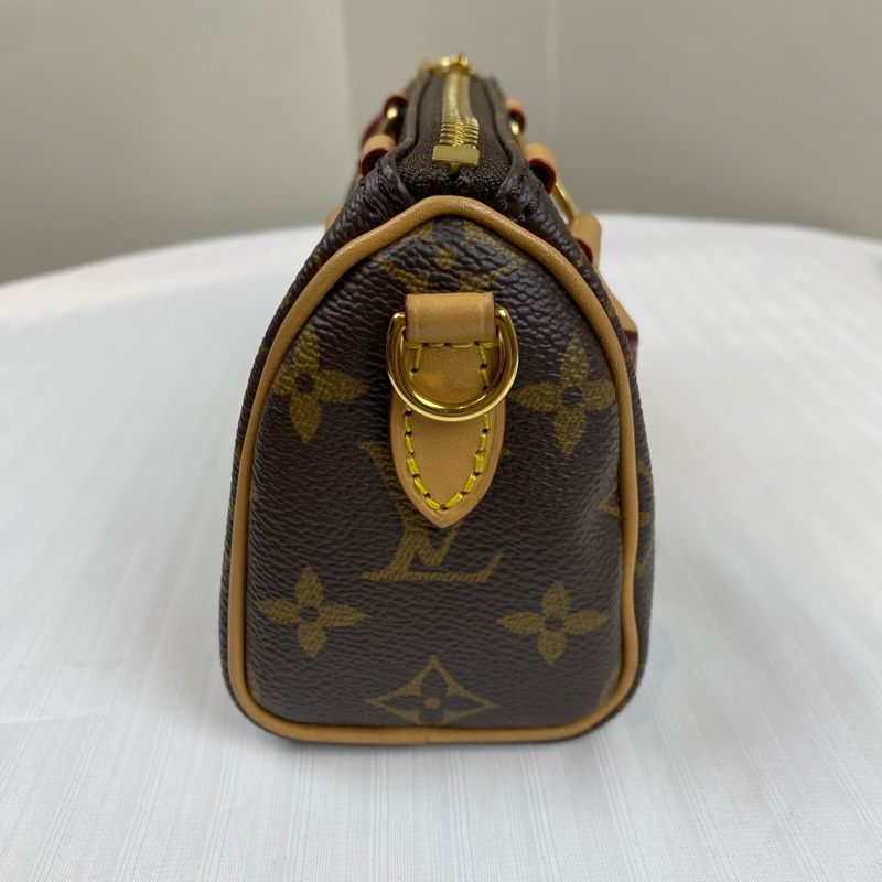 路易威登/Louis Vuitton Nano Speedy M81085    Monogram 塗層帆布 16 x 10 x 7.5-3