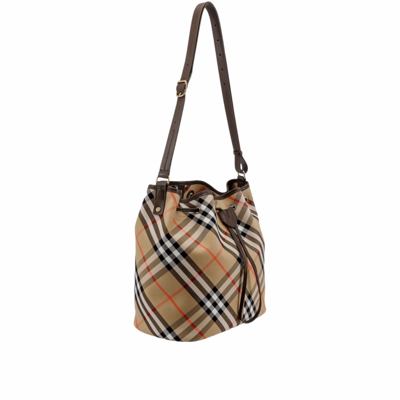 Burberry 女士 抽繩水桶單肩包均碼碼常規、29cm*15cm*29cm-2