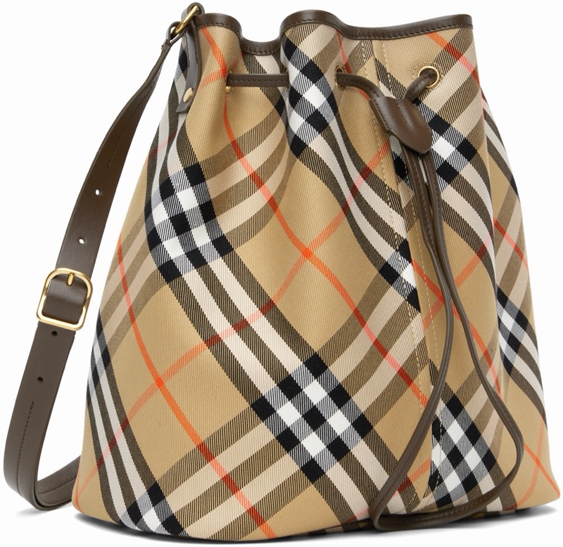 Burberry 女士 抽繩水桶單肩包均碼碼常規、29cm*15cm*29cm-3