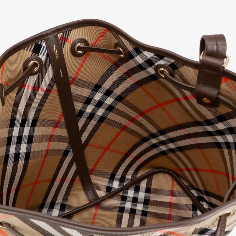 Burberry 女士 抽繩水桶單肩包均碼碼常規、29cm*15cm*29cm-4