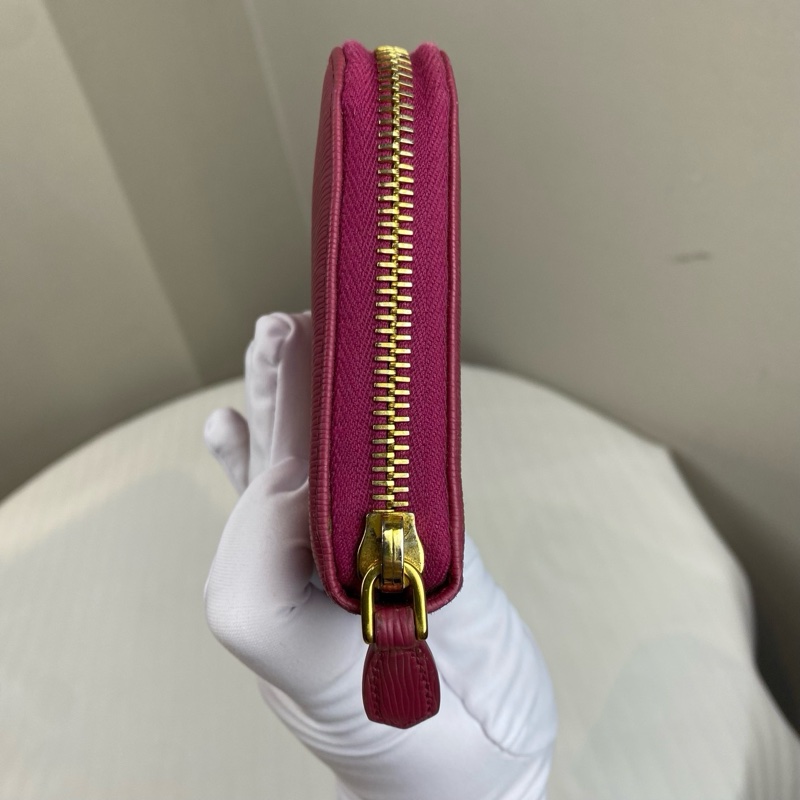 普拉达/Prada     桃紅色 牛皮 长 19 x 宽 2 x 高 10 cm-2