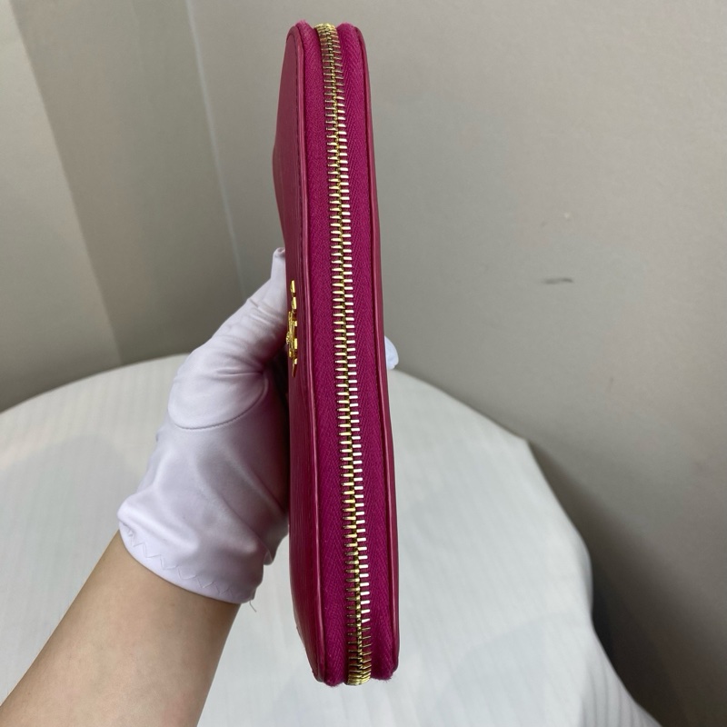 普拉达/Prada     桃紅色 牛皮 长 19 x 宽 2 x 高 10 cm-3