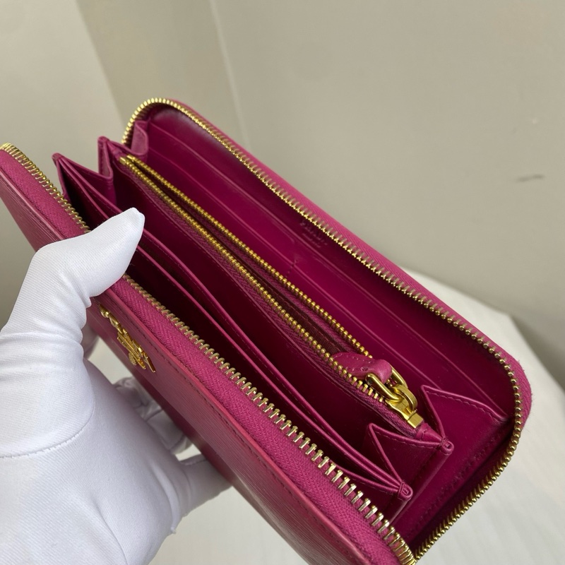 普拉达/Prada     桃紅色 牛皮 长 19 x 宽 2 x 高 10 cm-8