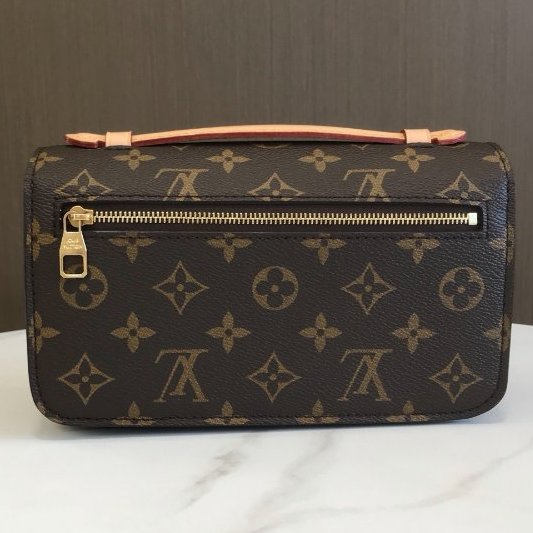 芯片款 路易威登/Louis Vuitton Pochette Metis East West 經典老花塗層帆佈小郵差包-1