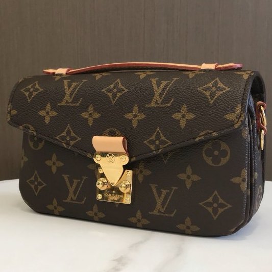芯片款 路易威登/Louis Vuitton Pochette Metis East West 經典老花塗層帆佈小郵差包-3