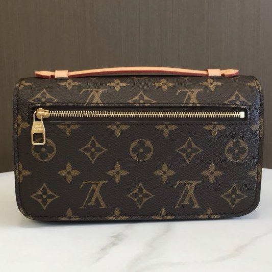 芯片款 路易威登/Louis Vuitton Pochette Metis East West 經典老花塗層帆佈小郵差包-6