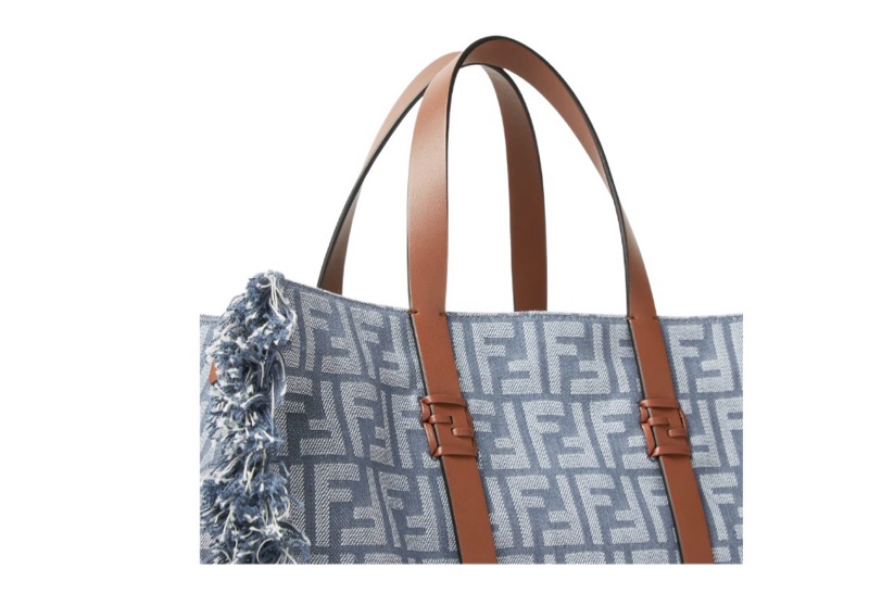 Fendi 女士 FF 提花單肩包均碼碼37cm*16cm*29cm-2