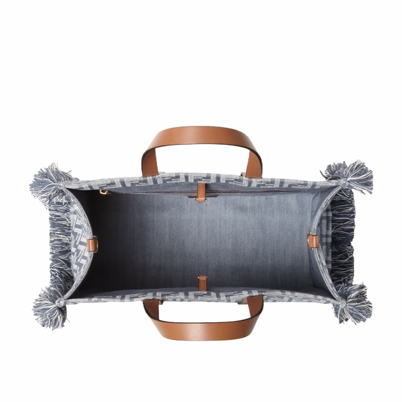 Fendi 女士 FF 提花單肩包均碼碼37cm*16cm*29cm-3