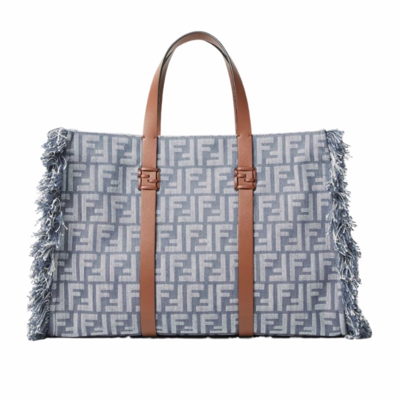 Fendi 女士 FF 提花單肩包均碼碼37cm*16cm*29cm-4