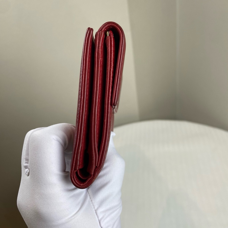 Chanel 紅色銀包 11*1*10-2