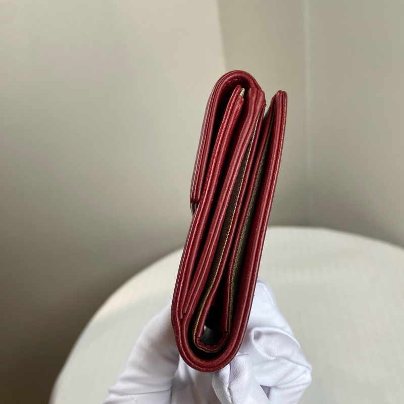 Chanel 紅色銀包 11*1*10-3