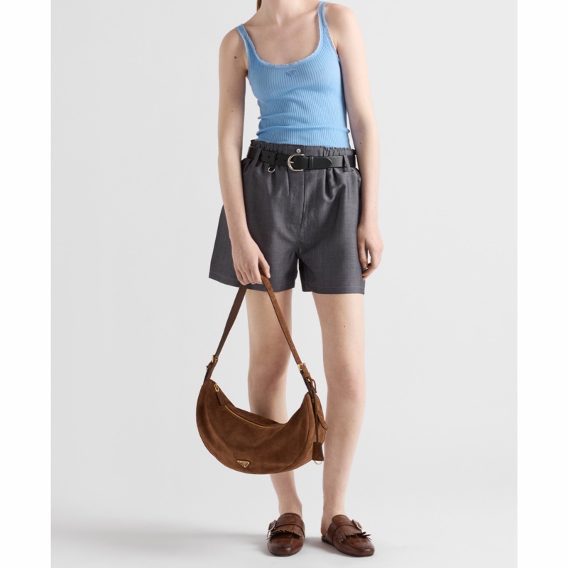 Prada 女士 徽標單肩包均碼碼大號、42cm*8.5cm*19.5cm-2