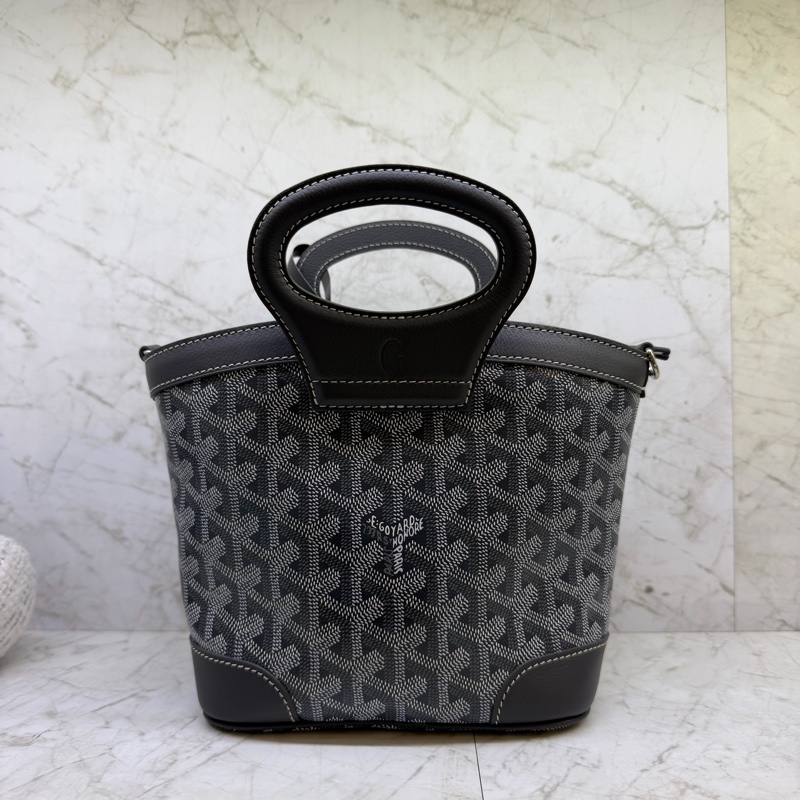 GOYARD BELUGA灰色滿版LOGO兩用包-0