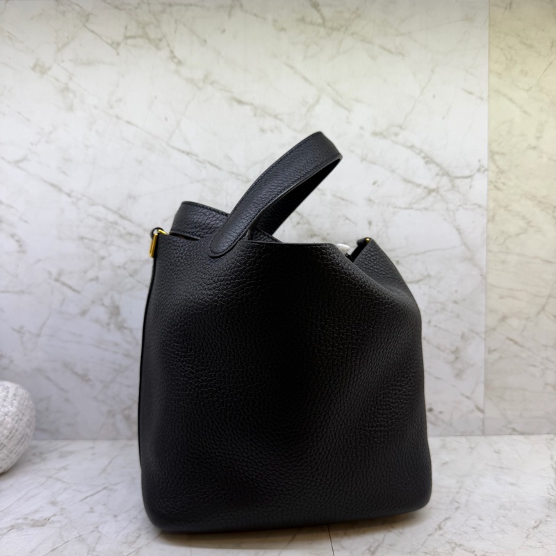 HERMES PICOTIN18黑色金釦/Z-1