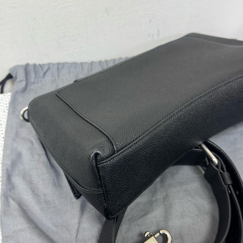 Balenciaga Downtown巴黎世家黑銀斜背包-7