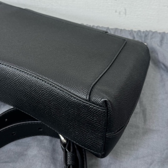 Balenciaga Downtown巴黎世家黑銀斜背包-9