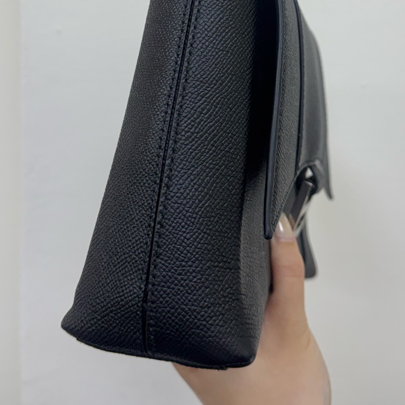 Balenciaga Downtown巴黎世家黑銀斜背包-13