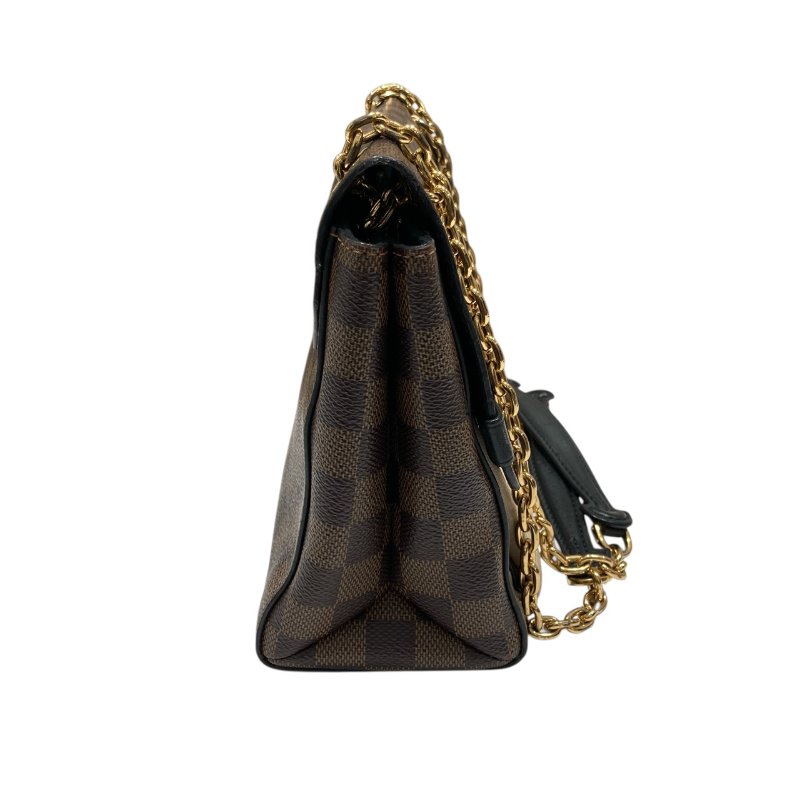 LOUIS VUITTON 路易威登 N40113  DAMIER VAVIN PM  PVC帆布 棋盤格 棕色×米色 金釦-1