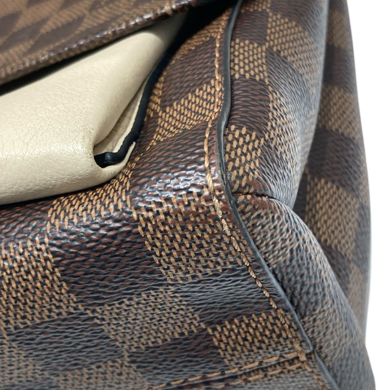LOUIS VUITTON 路易威登 N40113  DAMIER VAVIN PM  PVC帆布 棋盤格 棕色×米色 金釦-4