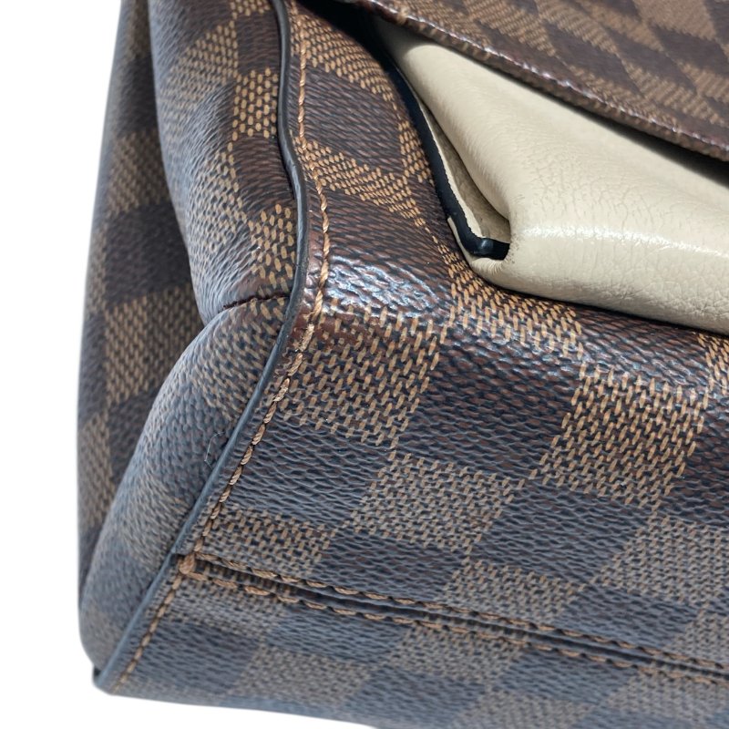 LOUIS VUITTON 路易威登 N40113  DAMIER VAVIN PM  PVC帆布 棋盤格 棕色×米色 金釦-5