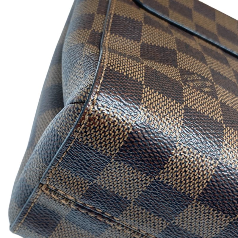 LOUIS VUITTON 路易威登 N40113  DAMIER VAVIN PM  PVC帆布 棋盤格 棕色×米色 金釦-8