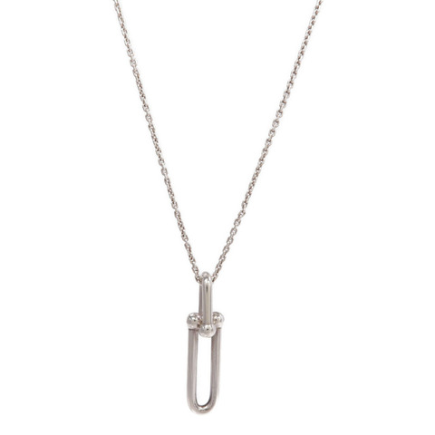 TIFFANY＆CO 925純銀HardWear Necklace項鍊