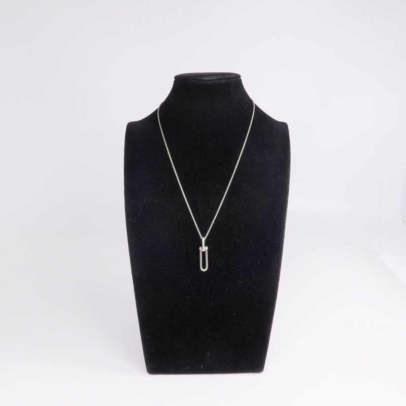 TIFFANY＆CO 925純銀HardWear Necklace項鍊-9