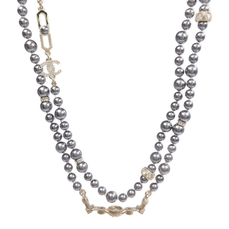 CHANEL PVC/金屬Necklace項鍊-1