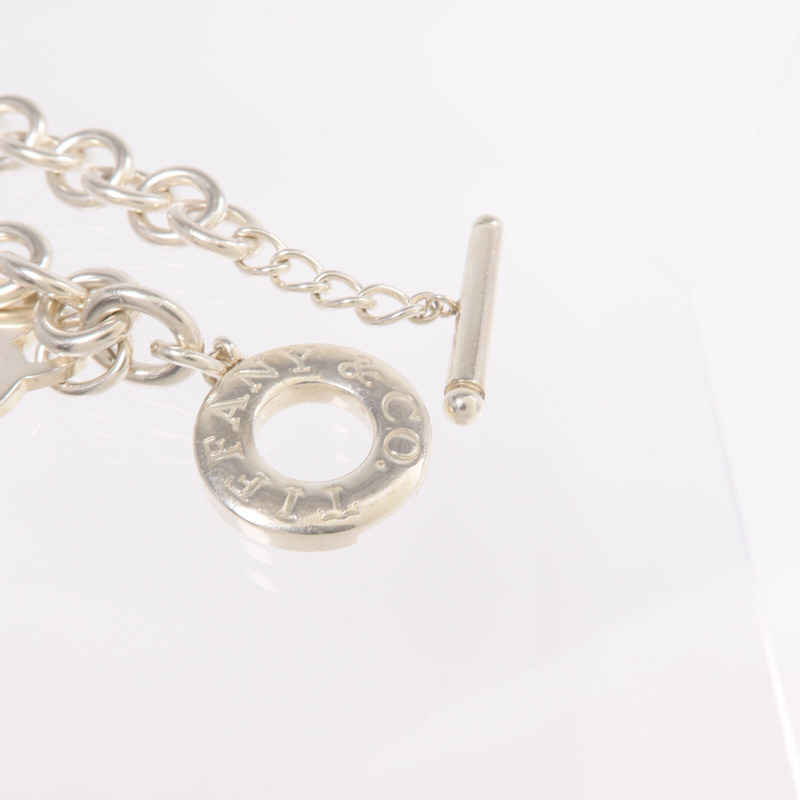 TIFFANY＆CO 925純銀Heart Tag Toggle Necklace項鍊-5