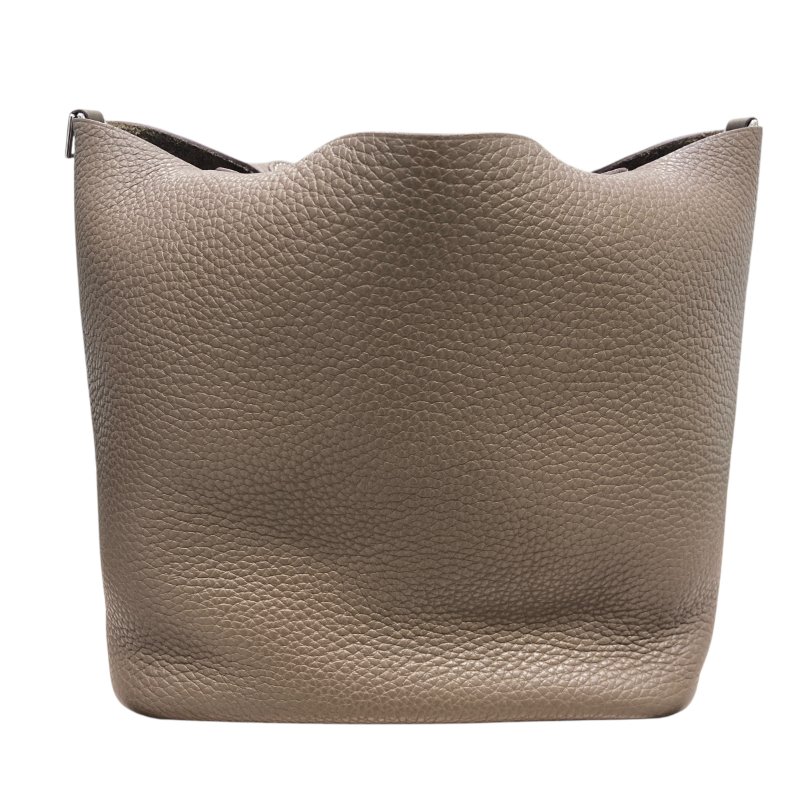 HERMES 愛馬仕 PICOTIN 22 大象灰 皮革 銀釦-3