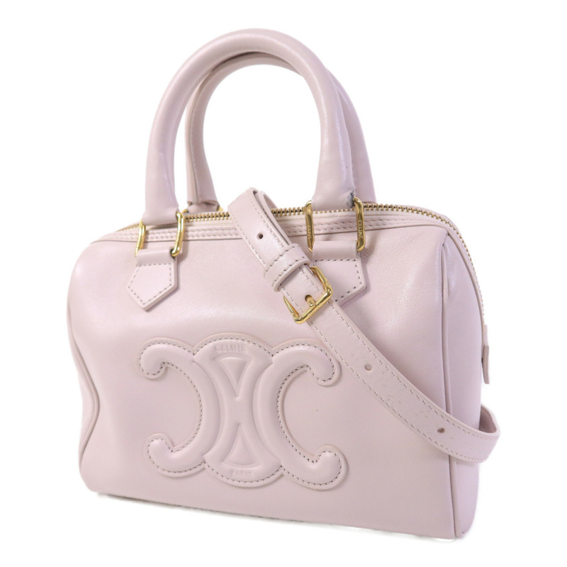 CELINE 牛皮皮革Small Boston Bag手挽肩背兩用袋-2