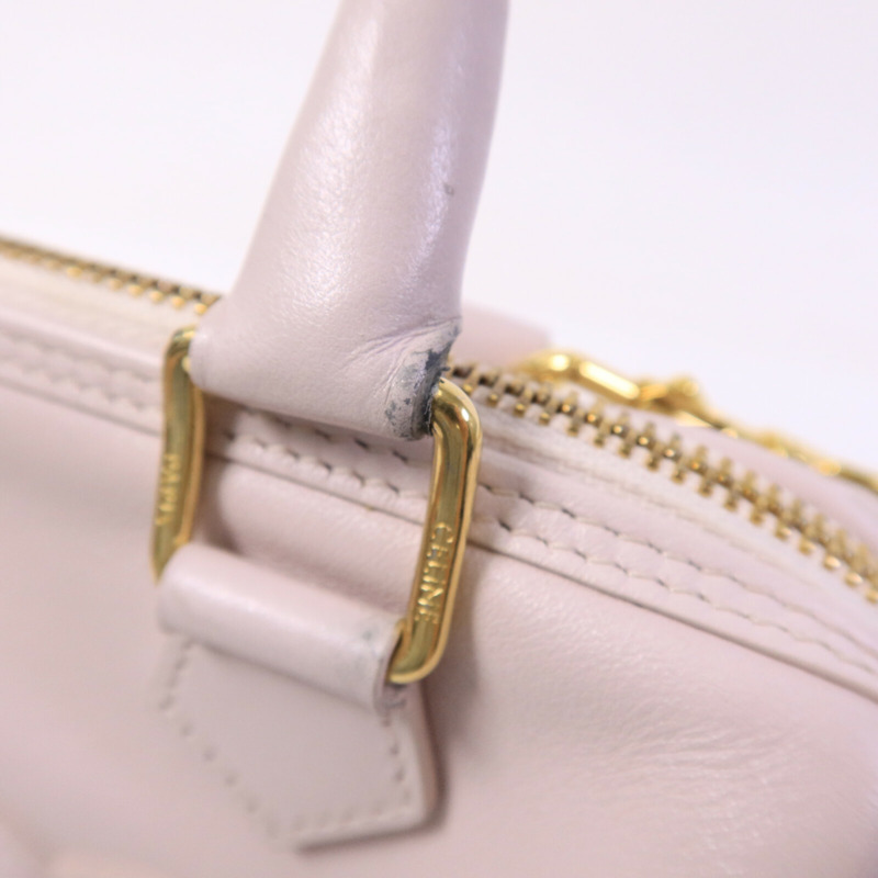 CELINE 牛皮皮革Small Boston Bag手挽肩背兩用袋-17