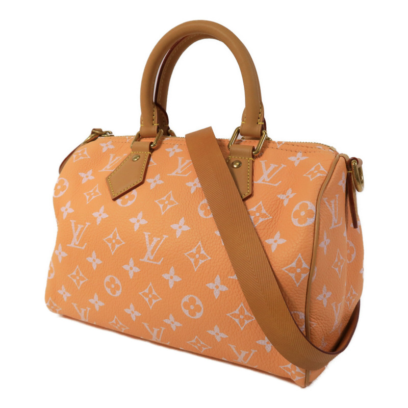 LOUIS VUITTON 牛皮/羊皮皮革Speedy P9 Bandouliere 25手挽肩背兩用袋-2