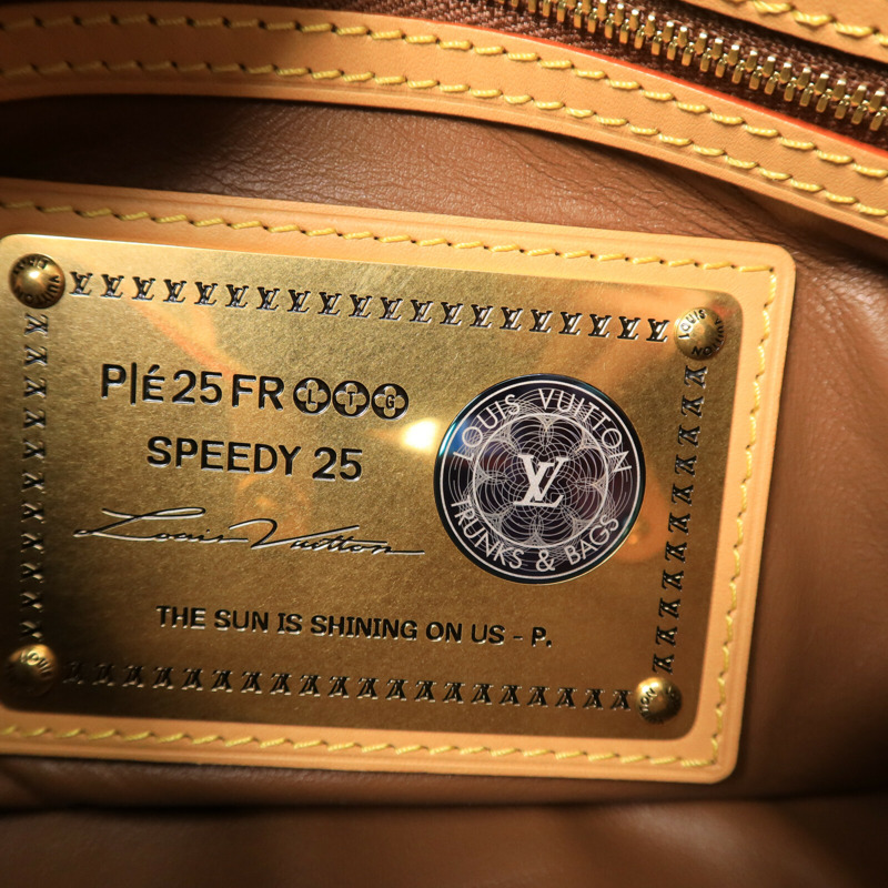 LOUIS VUITTON 牛皮/羊皮皮革Speedy P9 Bandouliere 25手挽肩背兩用袋-5