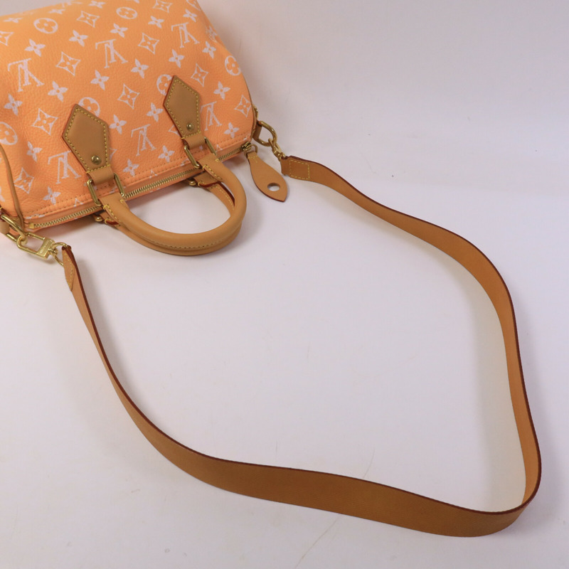 LOUIS VUITTON 牛皮/羊皮皮革Speedy P9 Bandouliere 25手挽肩背兩用袋-7