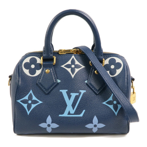 LOUIS VUITTON Monogram Empreinte Speedy Bandouliere 20手挽肩背兩用袋