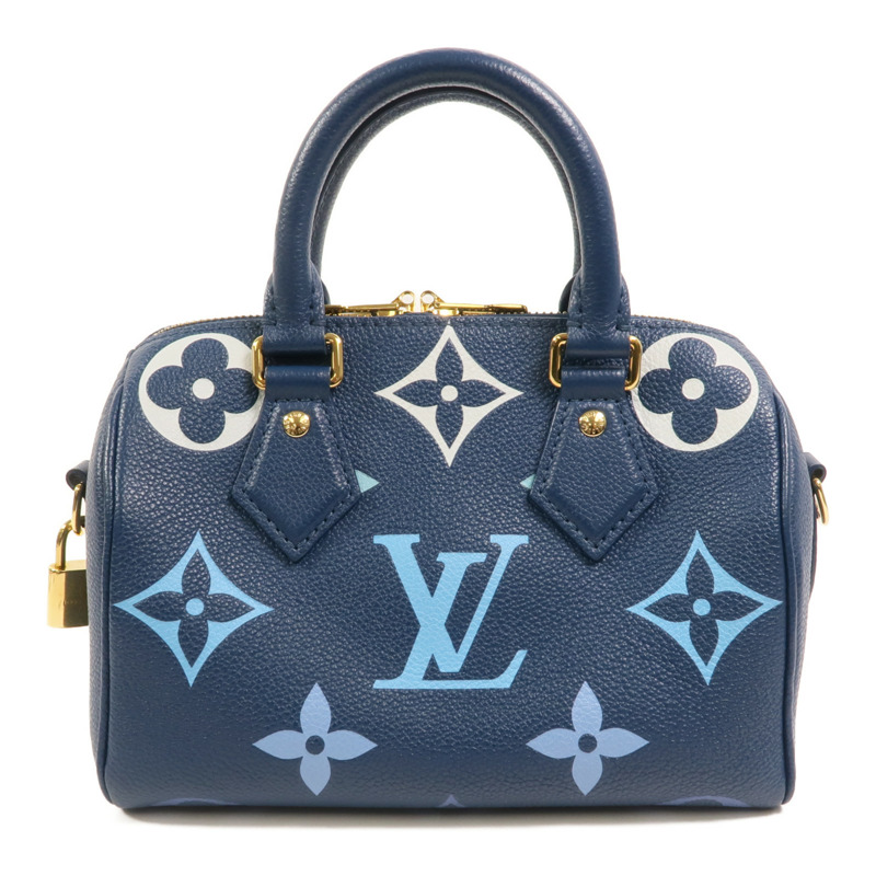 LOUIS VUITTON Monogram Empreinte Speedy Bandouliere 20手挽肩背兩用袋-1