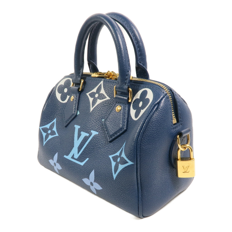 LOUIS VUITTON Monogram Empreinte Speedy Bandouliere 20手挽肩背兩用袋-2