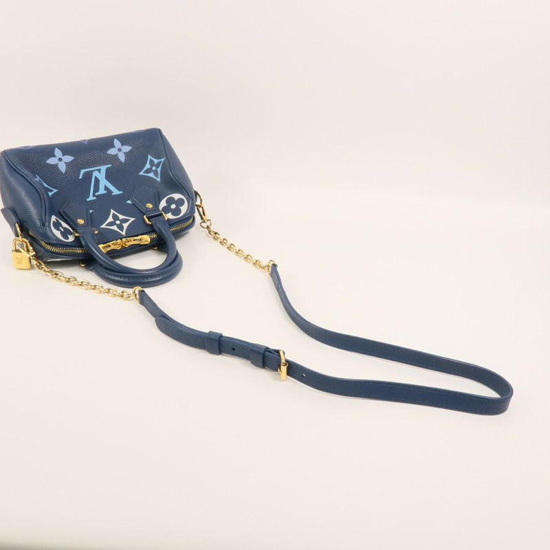 LOUIS VUITTON Monogram Empreinte Speedy Bandouliere 20手挽肩背兩用袋-6