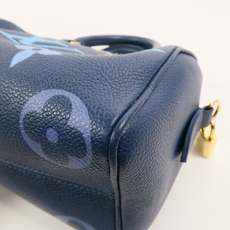 LOUIS VUITTON Monogram Empreinte Speedy Bandouliere 20手挽肩背兩用袋-11