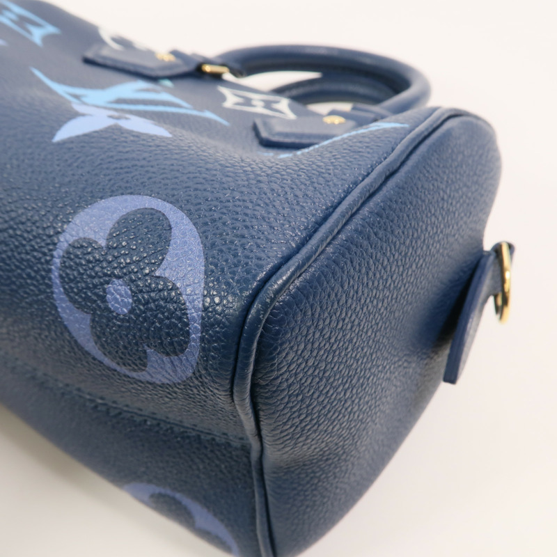 LOUIS VUITTON Monogram Empreinte Speedy Bandouliere 20手挽肩背兩用袋-13