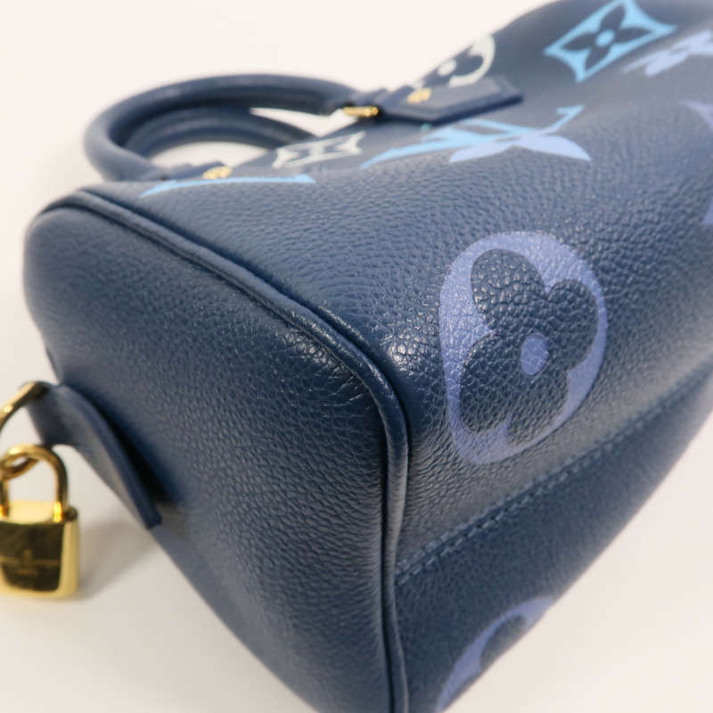LOUIS VUITTON Monogram Empreinte Speedy Bandouliere 20手挽肩背兩用袋-14