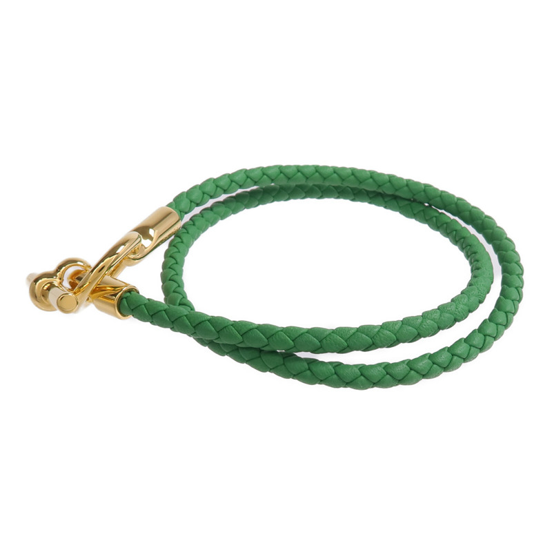 HERMES Swift皮革Glenan Double Tour手帶Menthe-1