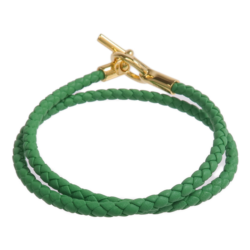 HERMES Swift皮革Glenan Double Tour手帶Menthe-2