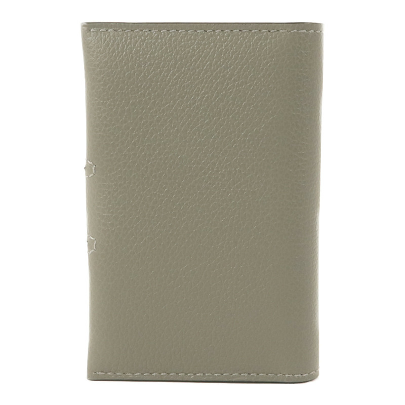 HERMES Evercolor皮革R.M.S Card Holder卡片套Gris Meyer-1