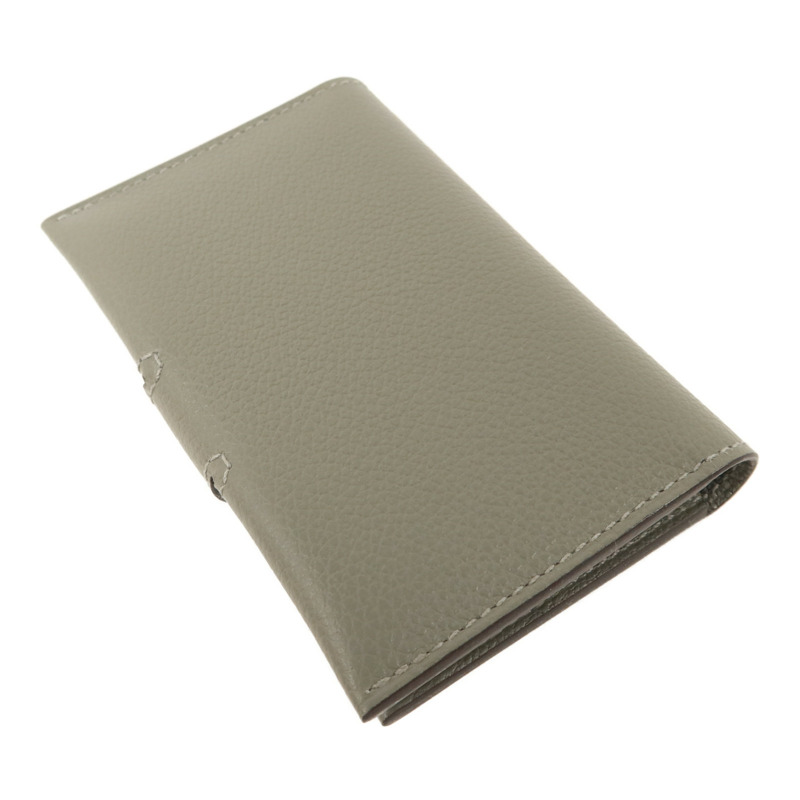HERMES Evercolor皮革R.M.S Card Holder卡片套Gris Meyer-3