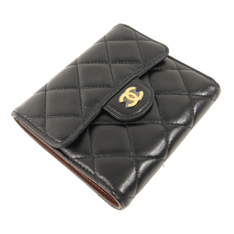 CHANEL 羊皮皮革Classic Small Flap Wallet錢包-2